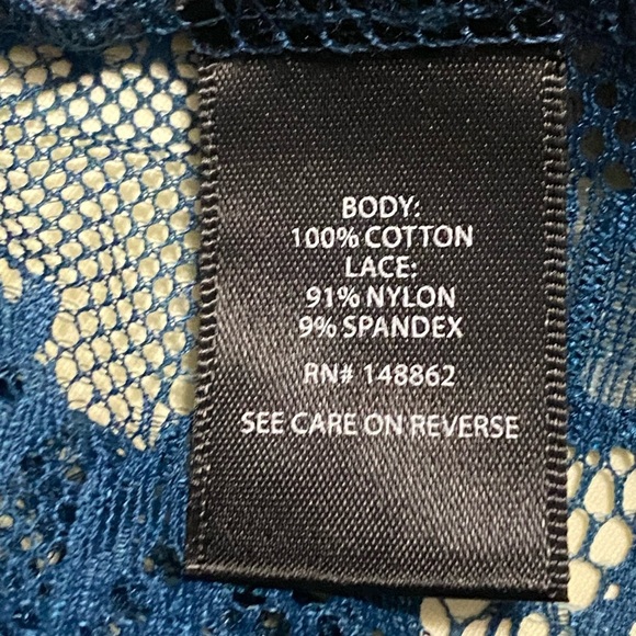 Torrid size 3 (22/24)Teal and Gray Women's Top - Picture 4 of 5